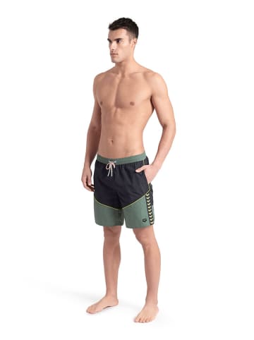 Arena Zwemshort kaki/zwart