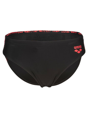 Arena Badehose in Schwarz/ Rot