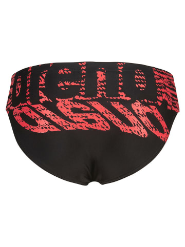 Arena Badehose in Schwarz/ Rot