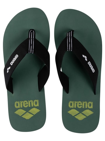 Arena Zehentrenner in Khaki/ Schwarz