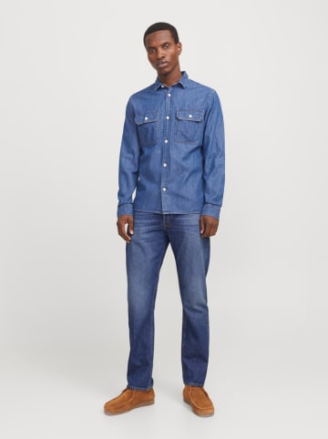Jack & Jones Dżinsy "Chris" w kolorze niebieskim