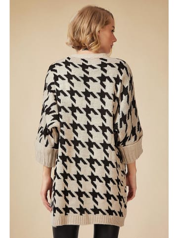 Cool and sexy Vest beige/zwart