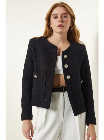 Happiness Istanbul Blazer in Schwarz