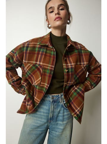 Happiness Istanbul Blouse bruin/groen