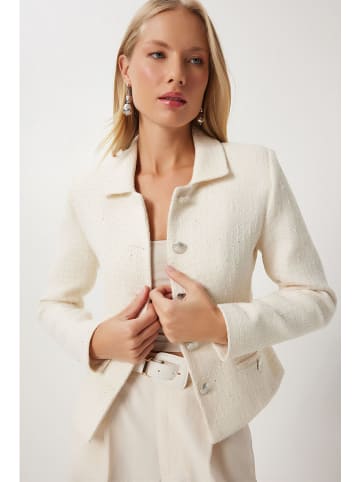 Happiness Istanbul Blazer in Creme