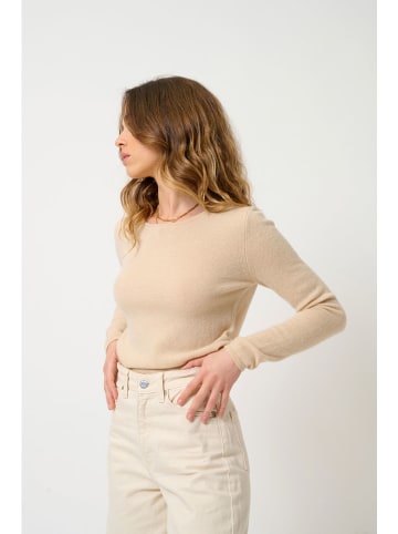 AUTHENTIC CASHMERE Kaszmirowy sweter "Epena" w kolorze beżowym