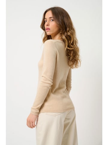 AUTHENTIC CASHMERE Kaszmirowy sweter "Epena" w kolorze beżowym