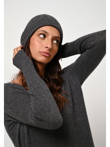 AUTHENTIC CASHMERE Kasjmieren muts "Scott" antraciet