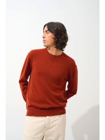 AUTHENTIC CASHMERE Kaszmirowy sweter "Nolan" w kolorze brązowym
