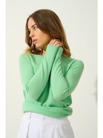 AUTHENTIC CASHMERE Kaschmir-Pullover "Epena" in Grün