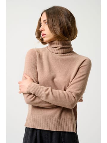 AUTHENTIC CASHMERE Kaschmir-Rollkragenpullover "Cassy" in Beige