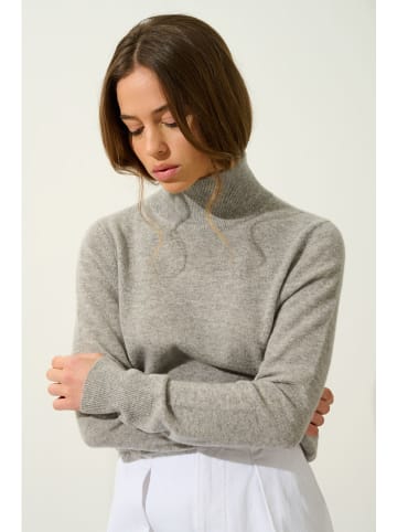 AUTHENTIC CASHMERE Kaszmirowy sweter "Eileen" w kolorze szarym