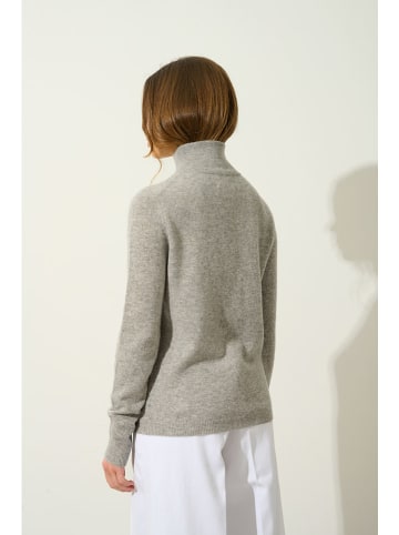 AUTHENTIC CASHMERE Kasjmieren trui "Eileen" grijs