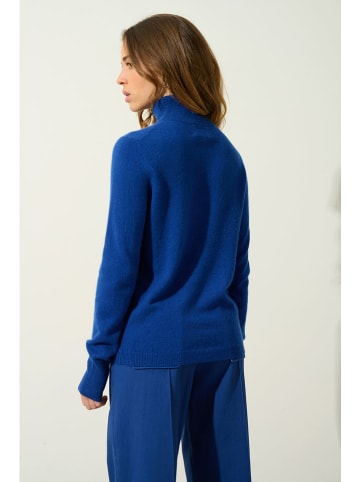 AUTHENTIC CASHMERE Kasjmieren trui "Eileen" donkerblauw