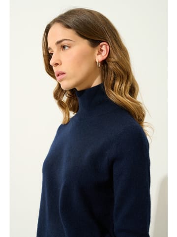 AUTHENTIC CASHMERE Kasjmieren trui "Eileen" donkerblauw
