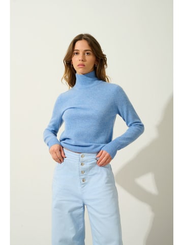AUTHENTIC CASHMERE Kaszmirowy sweter "Eileen" w kolorze błękitnym