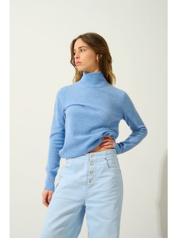 AUTHENTIC CASHMERE Kaszmirowy sweter "Eileen" w kolorze błękitnym