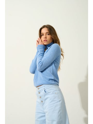 AUTHENTIC CASHMERE Kaszmirowy sweter "Eileen" w kolorze błękitnym