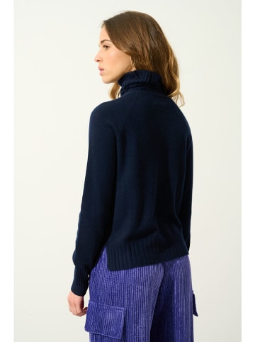AUTHENTIC CASHMERE Kaschmir-Rollkragenpullover "Cassy" in Dunkelblau