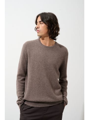 AUTHENTIC CASHMERE Kaszmirowy sweter "Victo" w kolorze brązowym