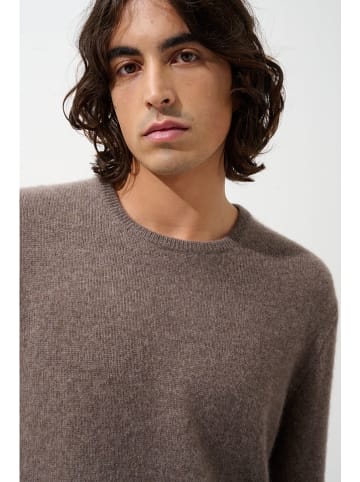 AUTHENTIC CASHMERE Kaszmirowy sweter "Victo" w kolorze brązowym