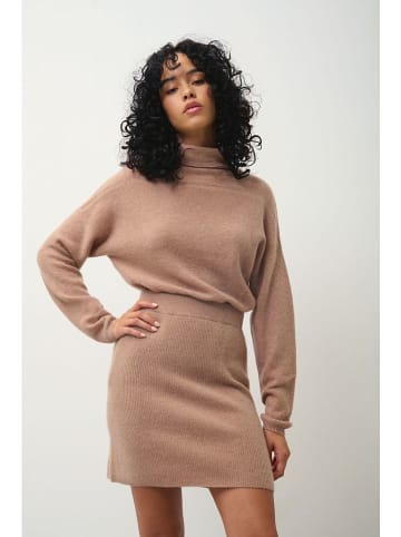 AUTHENTIC CASHMERE Kaschmir-Rollkragenpullover in Beige