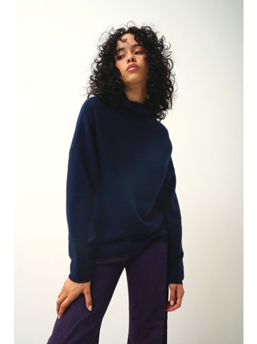 AUTHENTIC CASHMERE Kaschmir-Rollkragenpullover in Dunkelblau