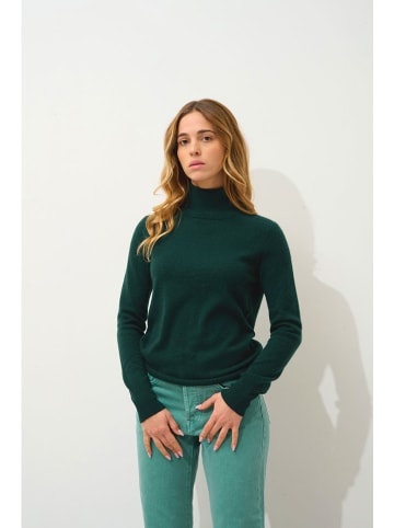 AUTHENTIC CASHMERE Kaschmir-Pullover "Eileen" in Dunkelgrün