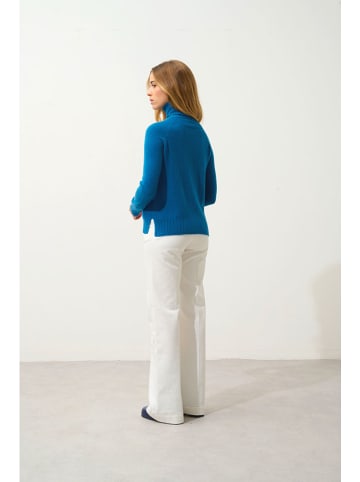 AUTHENTIC CASHMERE Kaschmir-Rollkragenpullover "Cassy" in Blau