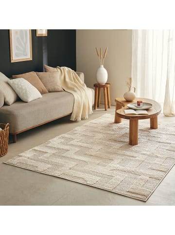 Nazar Hochflor-Teppich "Harmonie" in Creme