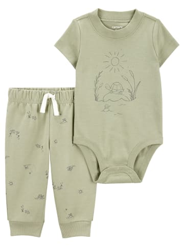carter's 2tlg. Outfit in Grün