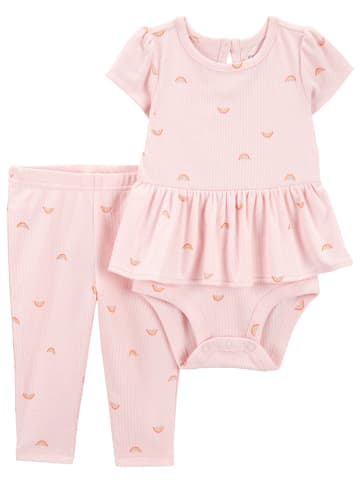 carter's 2-delige outfit lichtroze