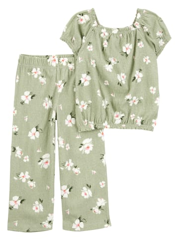 carter's 2-delige outfit groen