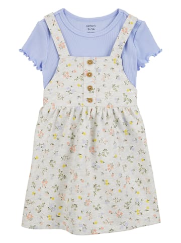 carter's 2-delige outfit grijs/blauw