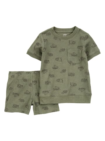 carter's 2-delige outfit kaki