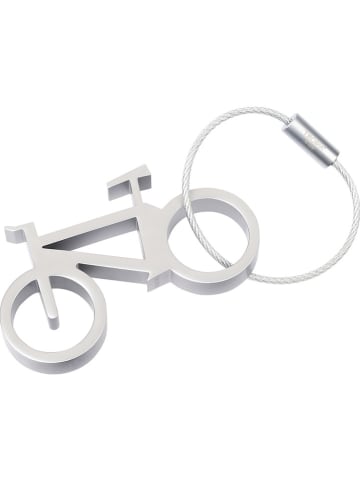 Troika Schlüsselanhänger ''Drahtesel'' in Silber