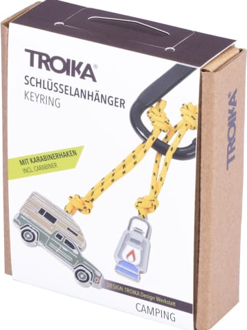 Troika Sleutelhanger "Camping" meerkleurig