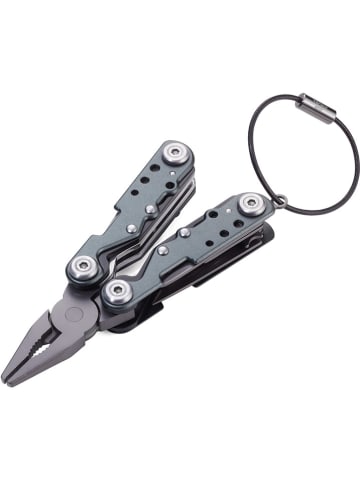 Troika Multitool ''Arbeitsgerät mini'' in Silber - (B)10,6 x (H)2,1 x (T)4 cm