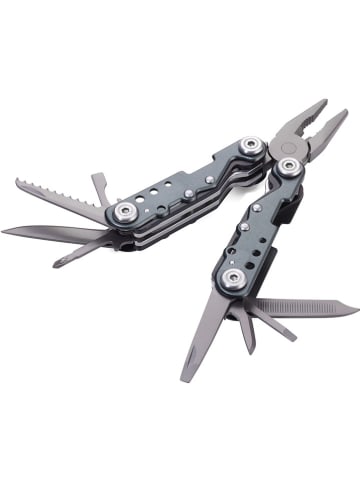 Troika Multitool ''Arbeitsgerät mini'' in Silber - (B)10,6 x (H)2,1 x (T)4 cm