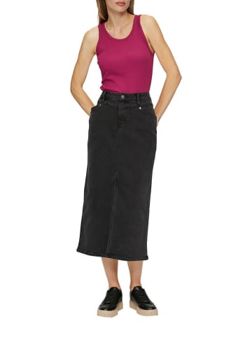 s.Oliver Jeansrock in Schwarz