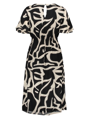 s.Oliver Kleid in Schwarz/ Beige