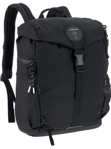 Lässig Wickelrucksack in Schwarz - (L)28 cm - (B)16 cm - (H)42 cm