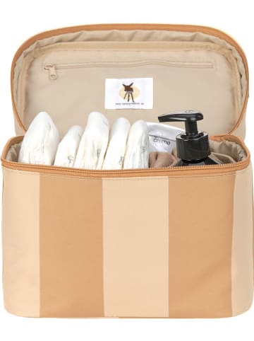 Lässig Kulturbeutel in Beige - (L)24,5 cm - (B)18 cm - (H)18 cm