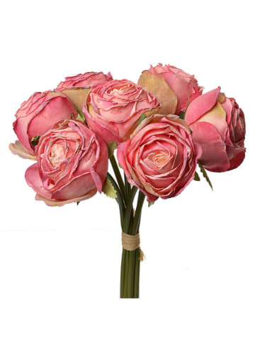 Clayre & Eef Kunstpflanze in Rosa - (H)34 cm