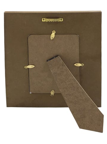 Clayre & Eef Fotolijst wit/lichtbruin - (B)19 x (H)24 cm
