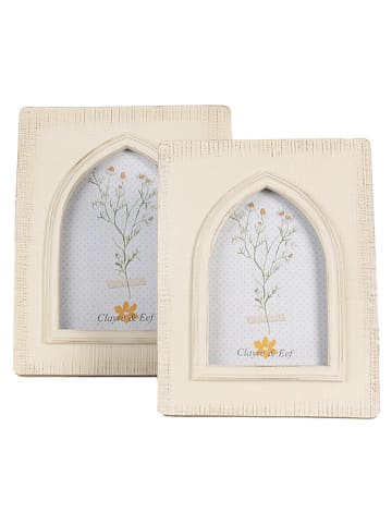 Clayre & Eef Fotolijst crème - (L)17 x (B)22 cm