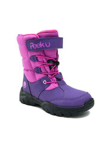 Peek U Winterboots "Blunnie" in Lila/ Pink