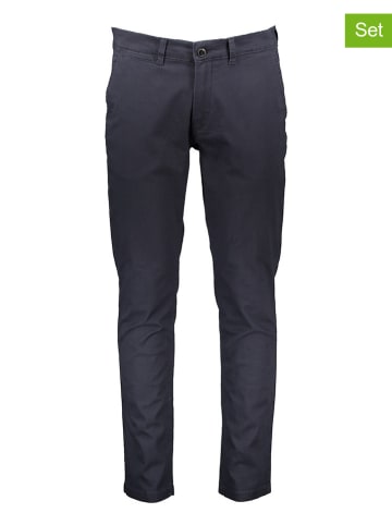 Jack & Jones 2er-Set: Chinos in Beige/ Dunkelblau