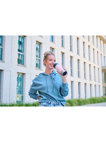 Emsa Thermobecher "Travel Mug Waves" in Rosa/ Schwarz - 360 ml