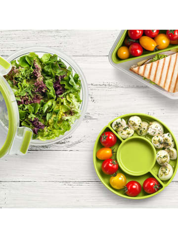 Emsa Pojemniki (2 szt.) "Clips & Go" w kolorze zielonym na lunch - 850 ml